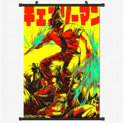 Amazon.co.jp: チェンソーマン タペストリー 掛け絵 掛け軸 Chainsaw